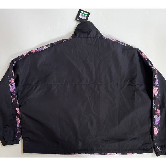 Puma Women's Tabitha Simmons Black Floral Print Reversible Jacket Size L NWT - Picture 8 of 16